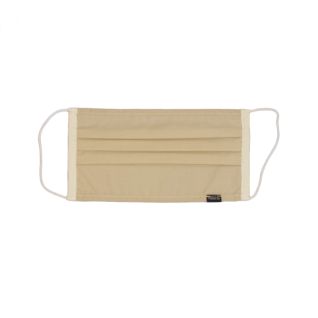 Mascarilla de tela beige con filtro vittorio uniformes | Lavable, reutilizable , cumple la norma UNE 0065