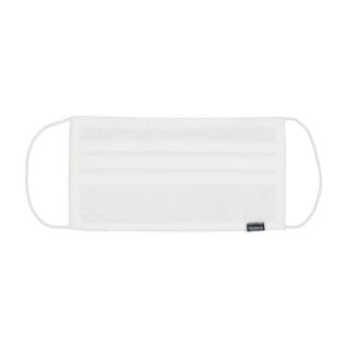 Mascarilla de tela blanca Vittorio Uniformes| reutilizable, lavable, homologada en UNE 0065