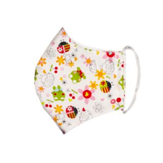 Mascarilla infantil reutilizable estampado ranas | Homologadas UNE 0065