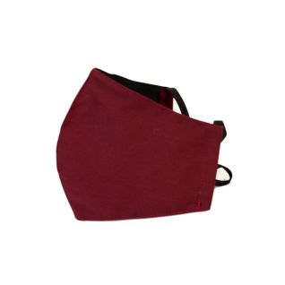 Mascarilla de tela con filtro tres capas granate | Vittorio Uniformes