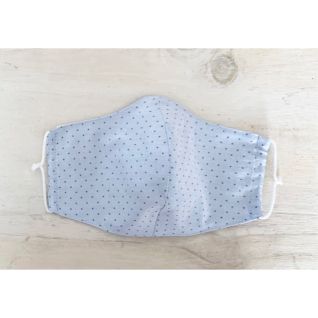Mascarilla de tela niño estampado topos | Vittorio Uniformes