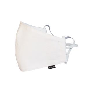 Mascarilla reutilizable de tela homologada blanca| Vittorio Uniformes