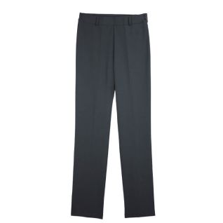 Pantalón tiro alto mujer gris marengo