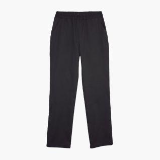 Pantalón laboral unisex negro con goma en cintura y bolsillos | Vittorio Uniformes