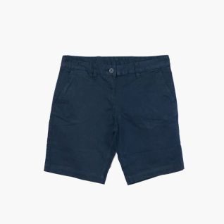 Pantalón chino corto de mujer azul | Vittorio Uniformes
