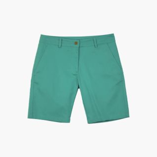 Pantalón chino corto de mujer verde | Vittorio Uniformes