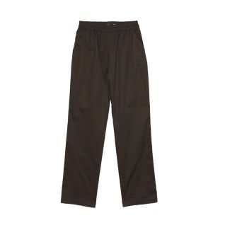 Pantalón laboral unisex marrón con goma en cintura y bolsillos | Vittorio Uniformes 