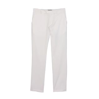 Pantalón laboral blanco con cremallera y bolsillos | Vittorio Uniformes