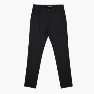 Pantalon de cocinero negro con goma en cintura y bolsillos