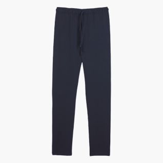 Pantalón microfibra unisex azul marino con goma y cordón en cintura |Vittorio Uniformes
