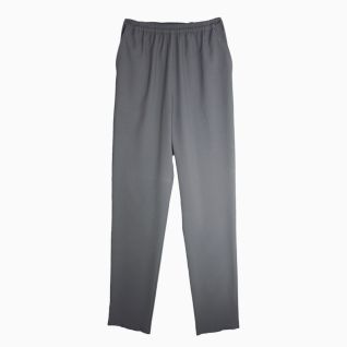Pantalón sanitario microfibra gris unisex elástico