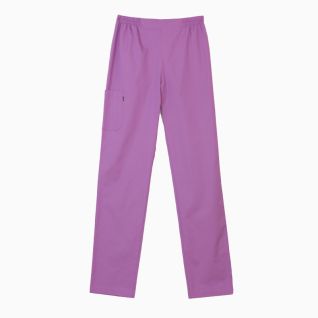 Pantalón sanitario lila unisex con bolsillo lateral