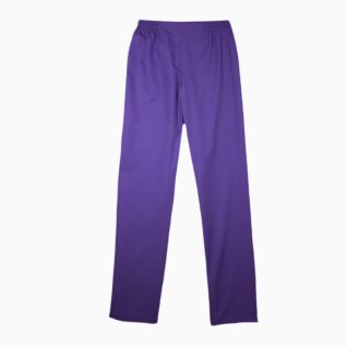 Pantalón sanitario unisex morado para enfermería, clínicas y residencias