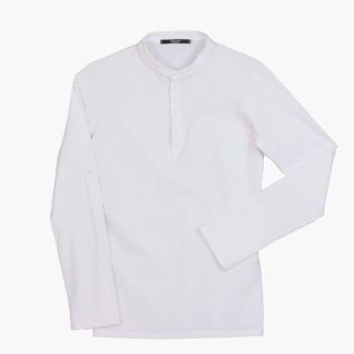 Polo cuello mao blanco hombre | Vittorio Uniformes