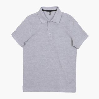 Polo gris hombre