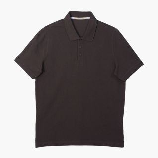 Polo marron hombre
