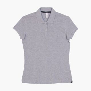 Polo gris de mujer