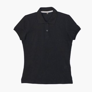 Polo negro mujer
