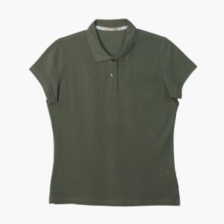 Polo verde mujer