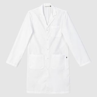 bata blanca laboratorio o medico para hombre