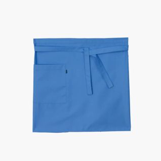 Delantal camarero azul con bolsillo latreral