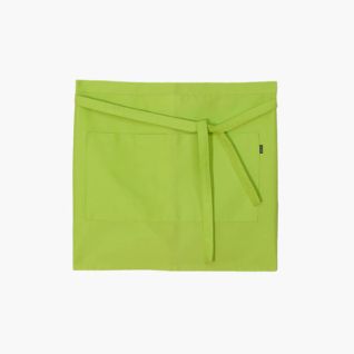 Delantal camarero corto color verde manzana