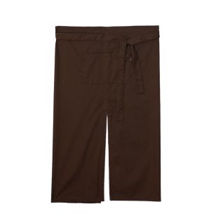 Delantal frances marron
