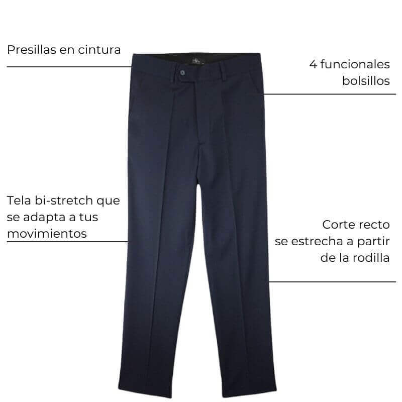 Características del pantalón de vestir
