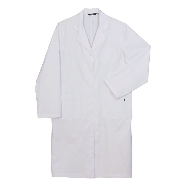 Bata blanca sanitaria medico y laboratorio