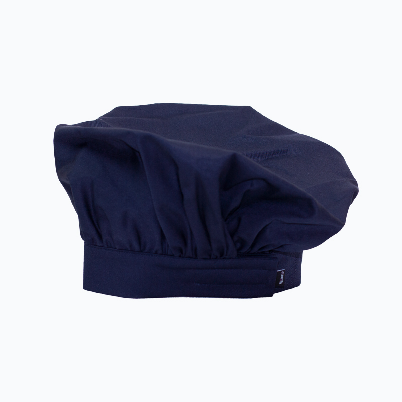 Gorro de cocinero o chef azul
