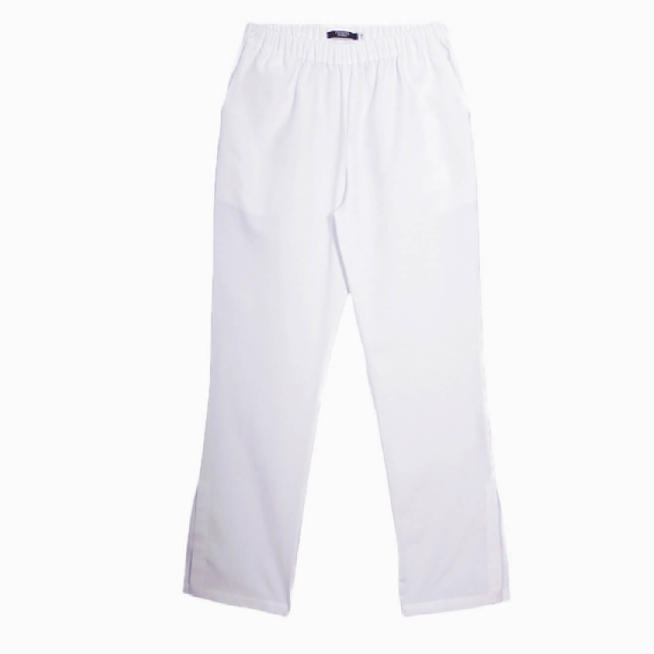 Pantalón blanco de trabajo mujer para estetica y spa 