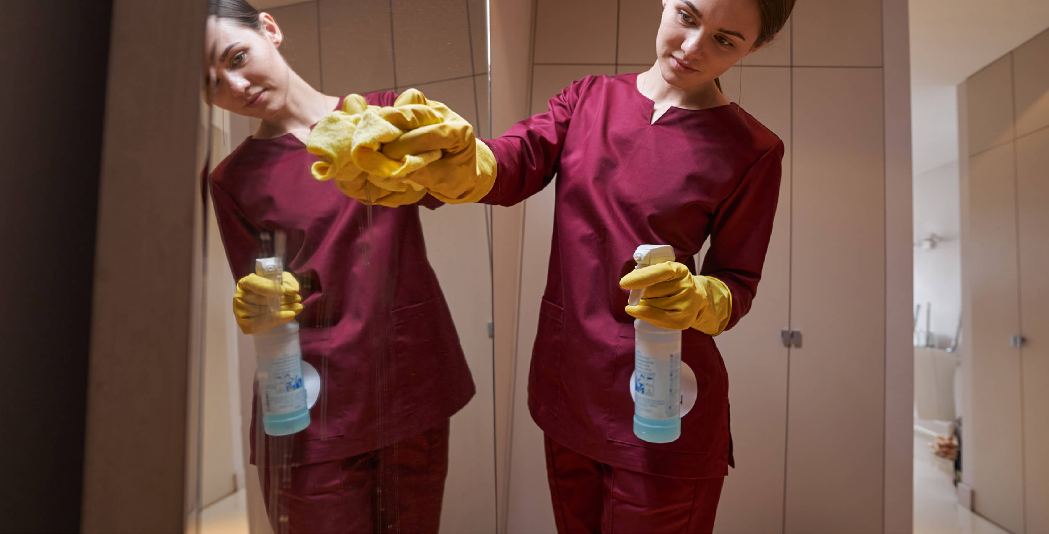 Ropa de trabajo y uniformes para personal de limpieza