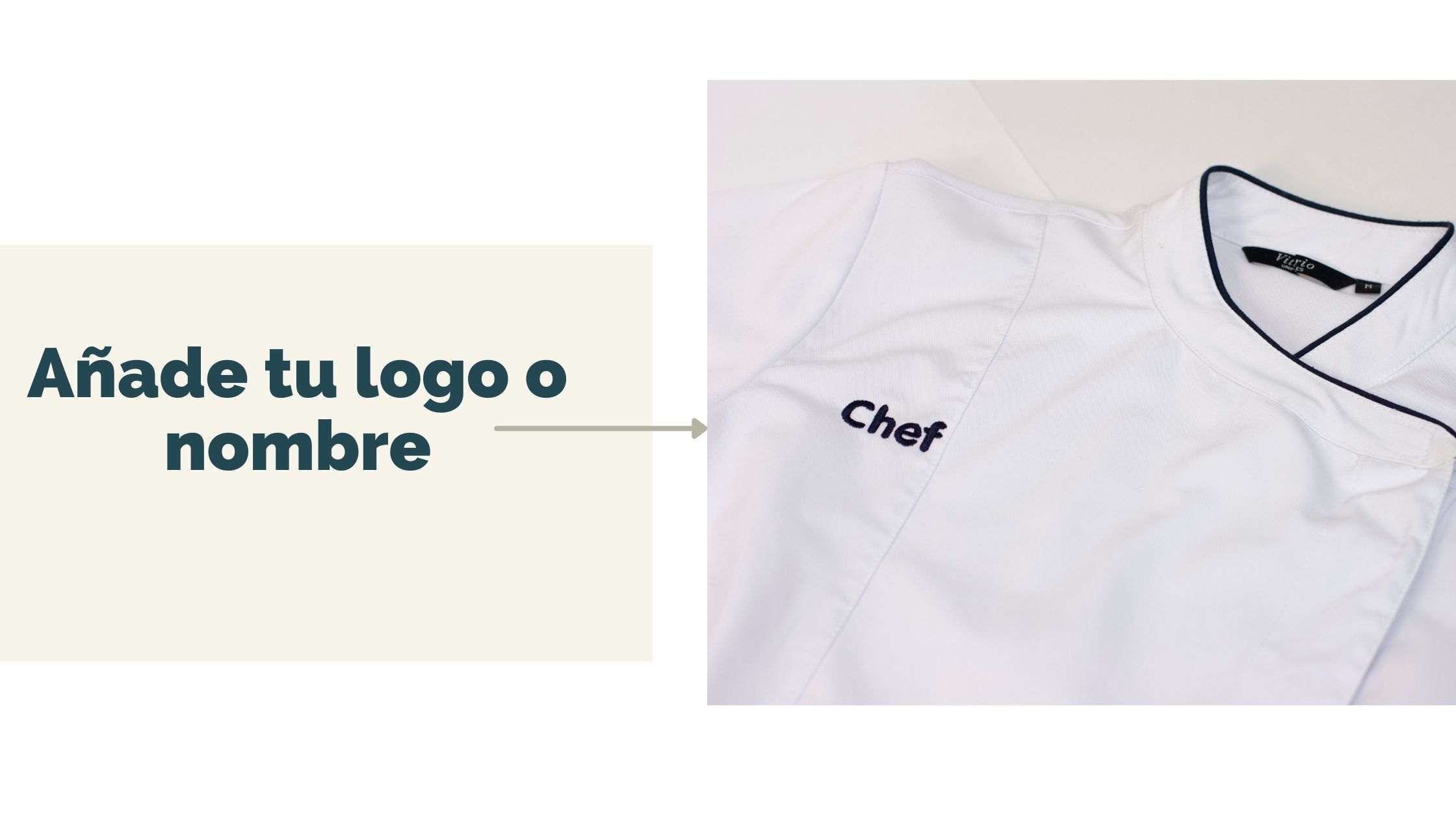 chaquetas de cocinera y chef personalizadas online en Vittorio Uniformes