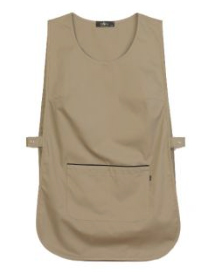 delantal casulla beige