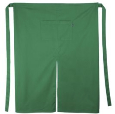delantal de cintura frances verde