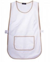 delantal casulla blanca 