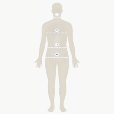 como medir cuerpo para saber talla hombre