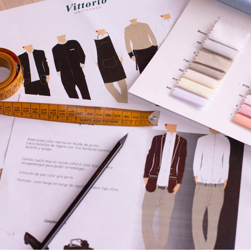 Diseño de ropa de trabajo y uniformes personalizados