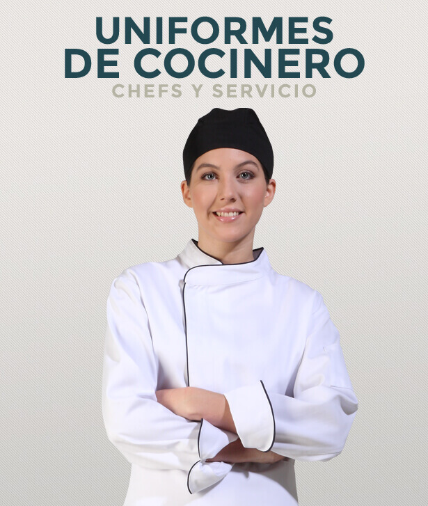 Uniformes de cocina - chaquetillas y chaquetas de cocinero y chef