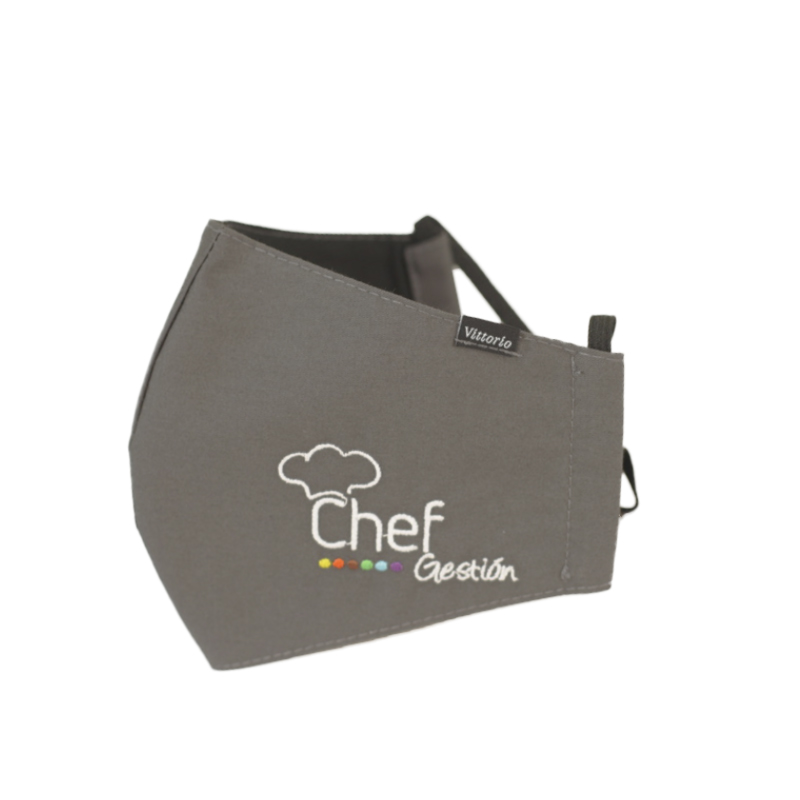 mascarilla personalizada para cocineros | Vittorio Uniformes