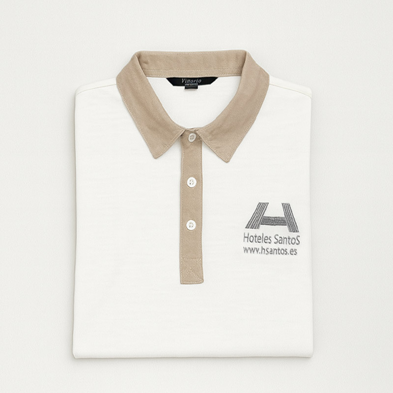 Polo bicolor personalizado