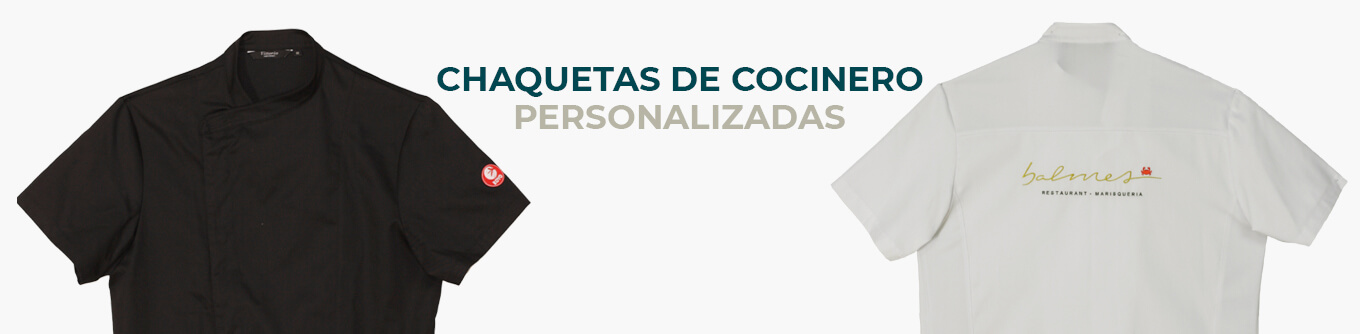 Chaquetillas y chaquetas de cocinero personalizadas