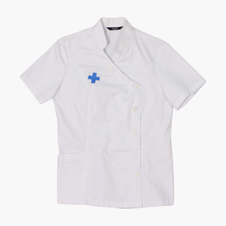 Vittorio - casaca blanca para farmacias o auxiliar de enfermeria